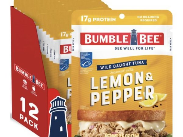 Bumble Bee Premium Light Tuna Pouches (12 count) only $9 shipped!